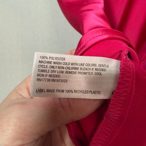 Ava & Viv Pink Skirt XXL Elastic Waist Flowy Plus Size - Picture 5 of 7